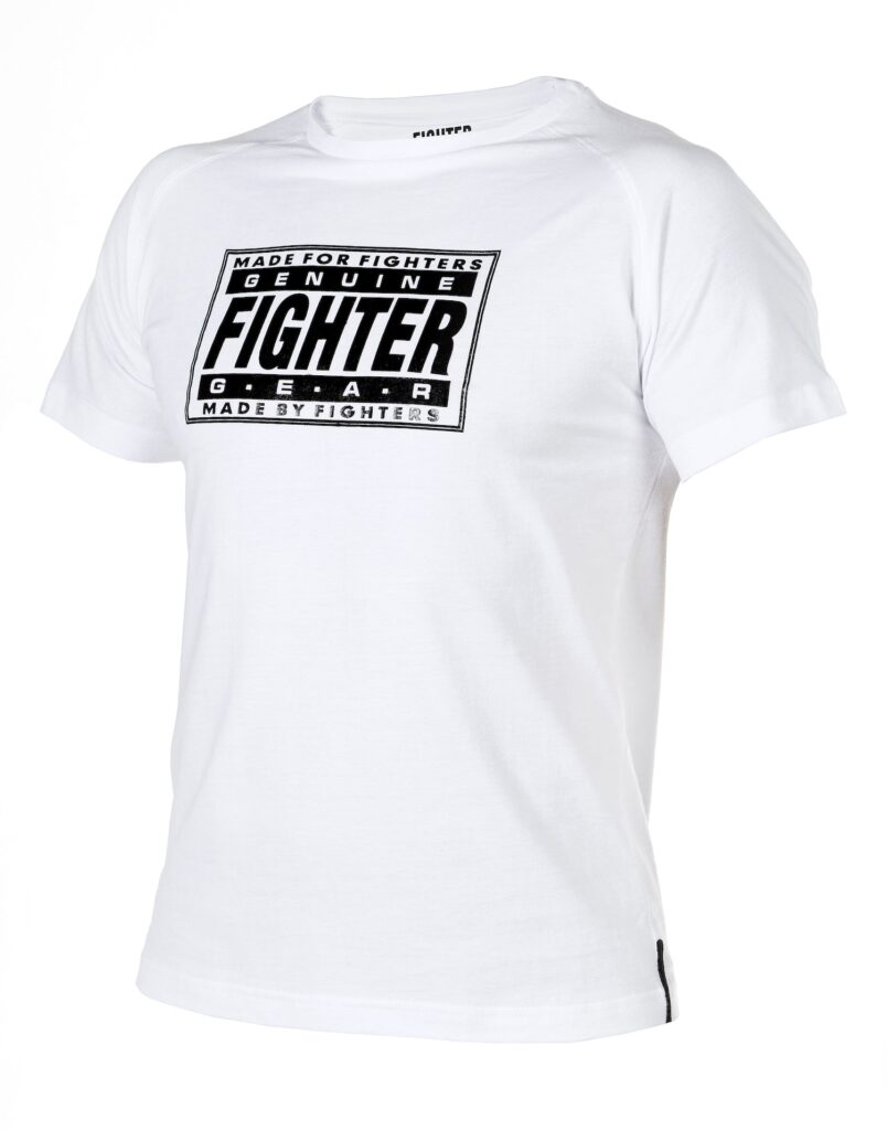 Fighter  Logo Tee - Vit